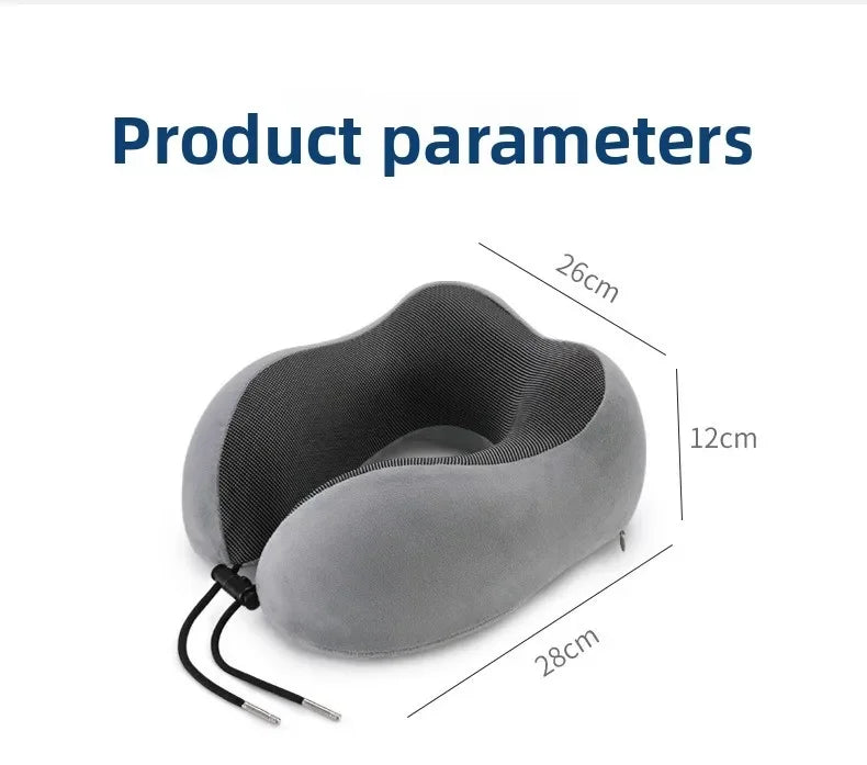 Almohada de Viaje en U de Espuma con Memoria para Cuello