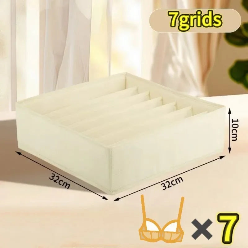 Organizador de Cajones Plegable para Ropa Interior, Medias y Corpiños
