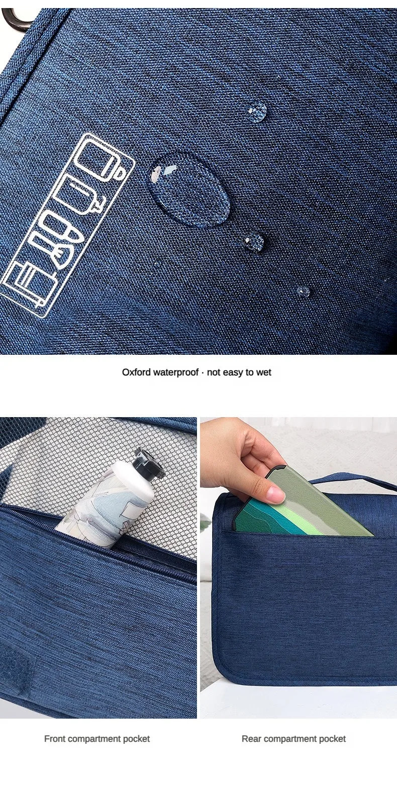 Neceser de Viaje Impermeable con Gancho para Colgar