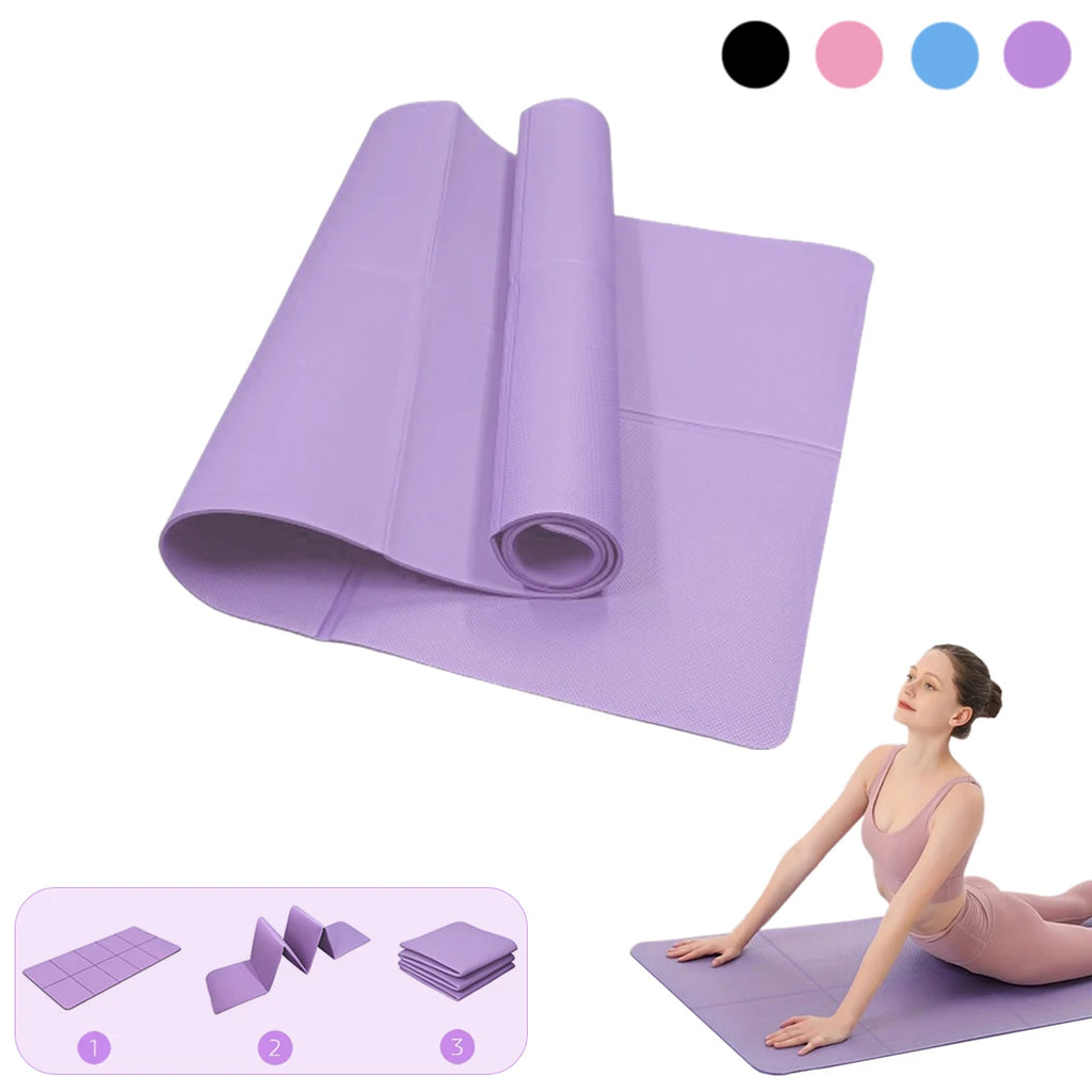 Mat de Yoga Plegable de EVA Ecológico para Pilates y Fitness