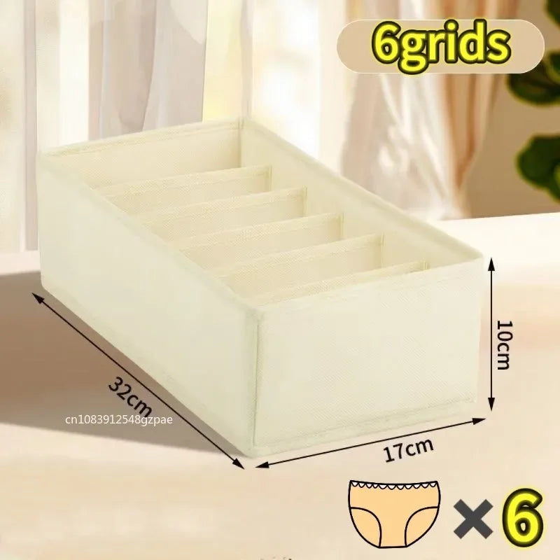 Organizador de Cajones Plegable para Ropa Interior, Medias y Corpiños