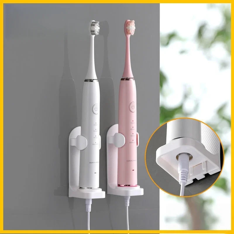 Portacepillos de Silicona Ajustable con Base Antideslizante para Pared