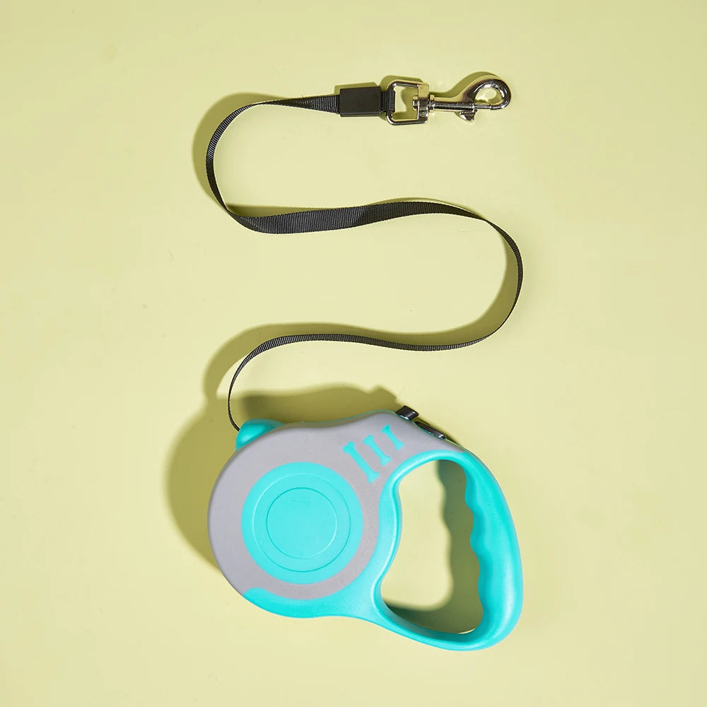 Correa Retráctil para Perros de Nylon Resistente 3 m / 5 m