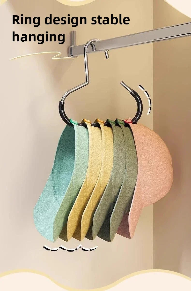 Percha Circular Multifunción para Gorras, Bufandas y Corbatas