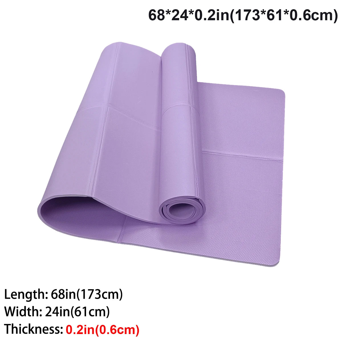 Mat de Yoga Plegable de EVA Ecológico para Pilates y Fitness