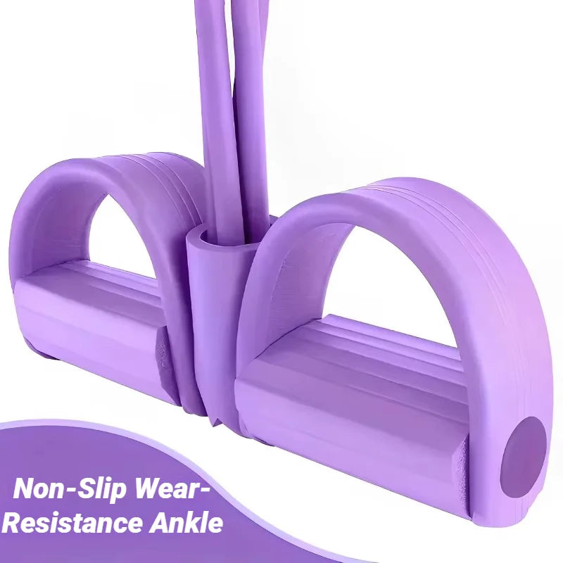 Banda Elástica con Pedal para Piernas, Brazos y Abdomen