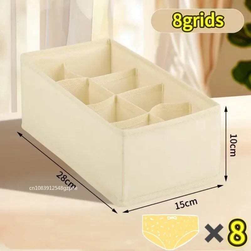 Organizador de Cajones Plegable para Ropa Interior, Medias y Corpiños