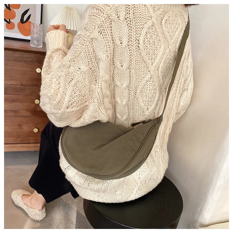 Bandolera de Nylon Grande para Mujer