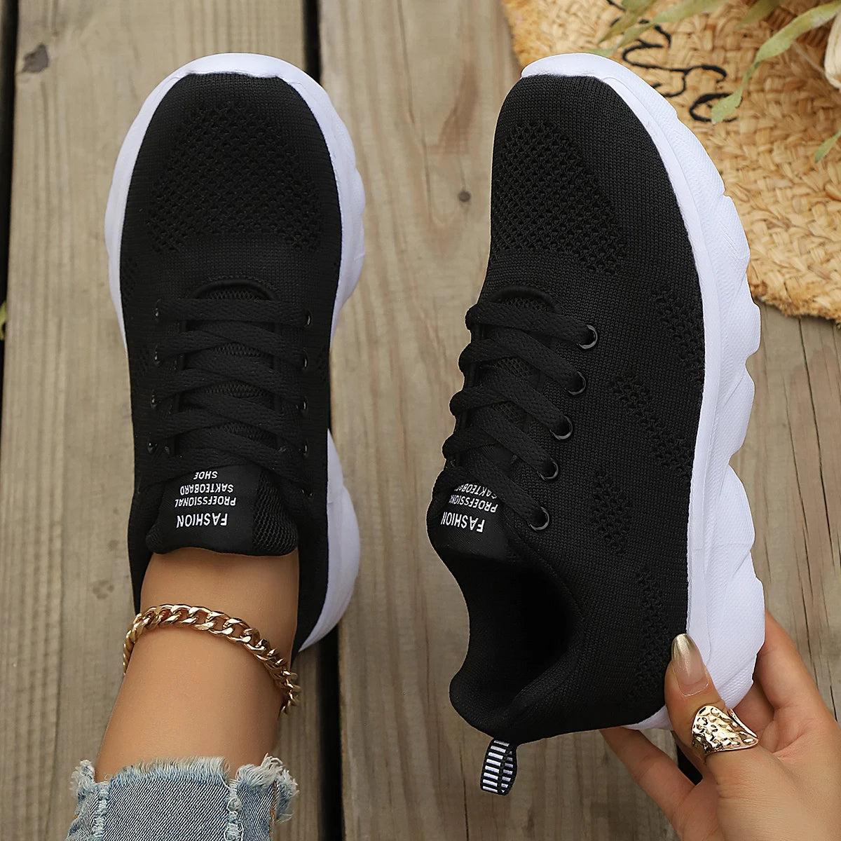 Zapatillas Deportivas de Mujer Plataforma Transpirable