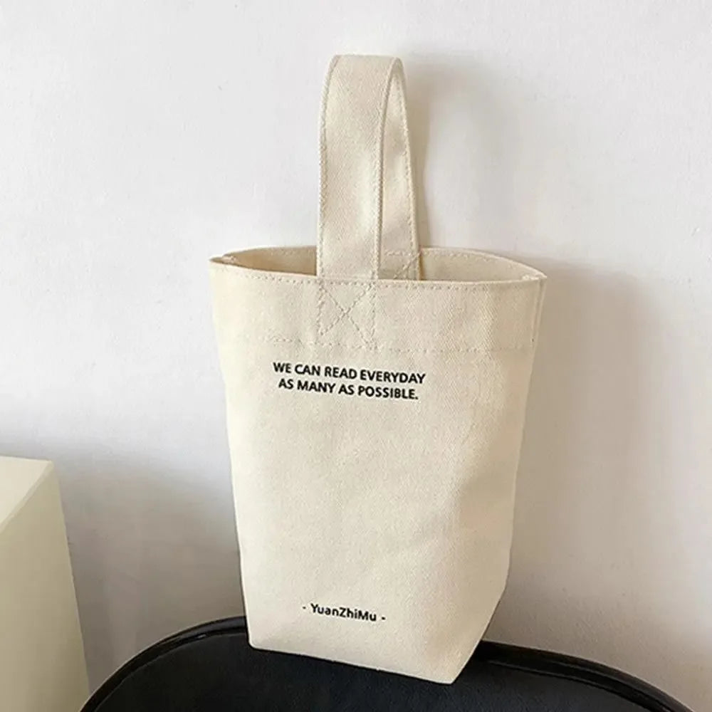 Bandolera de Lona Gran Capacidad con Diseño de Letras