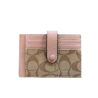 Tarjetero Mini de Mujer Monograma Ultra Fino con Aplique Tipo Sobre