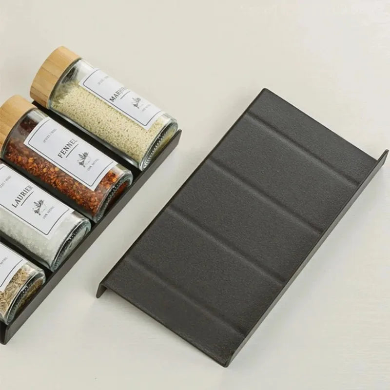 Organizador de especias para cajón, 4 niveles ajustables, para frascos y botellas de condimentos