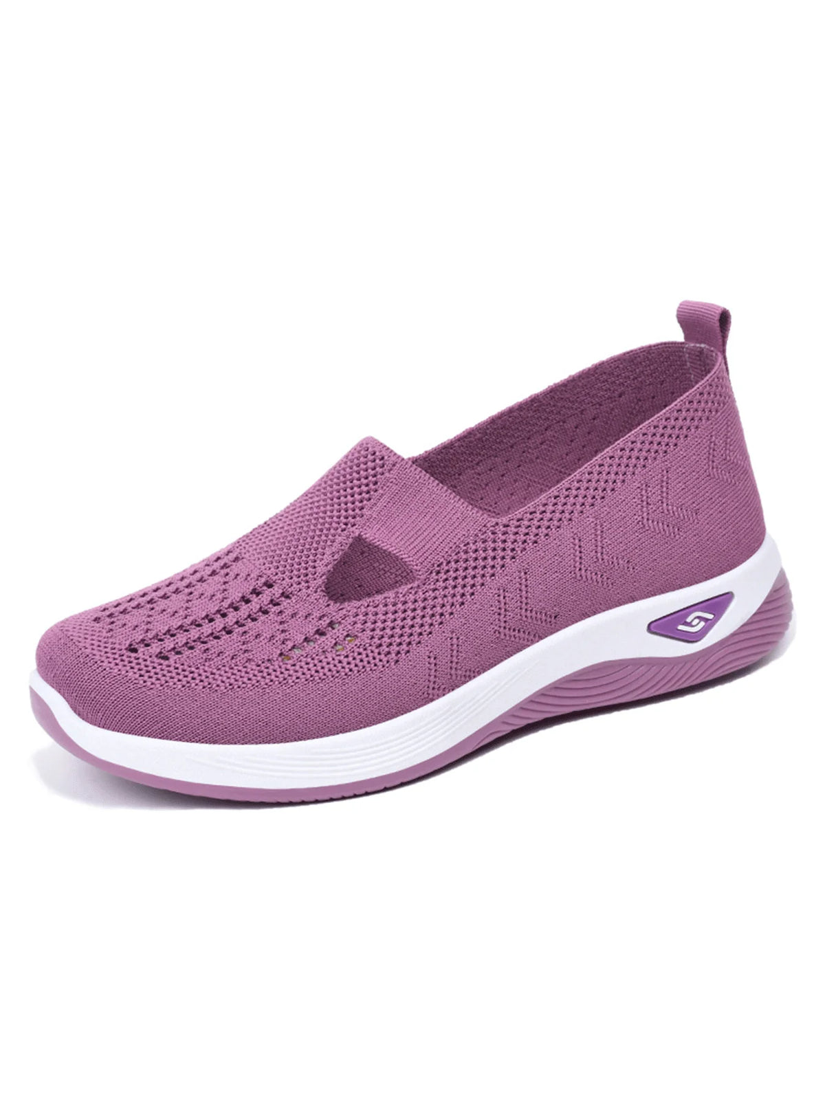 Zapatillas de mujer tejidas, livianas y transpirables