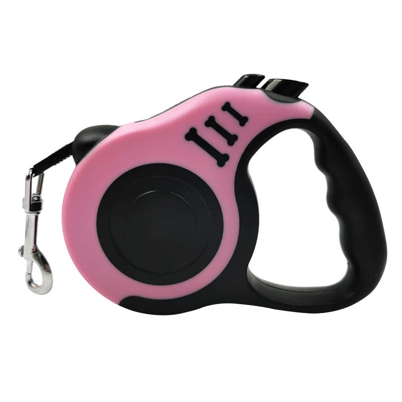 Correa Retráctil para Perros de Nylon Resistente 3 m / 5 m