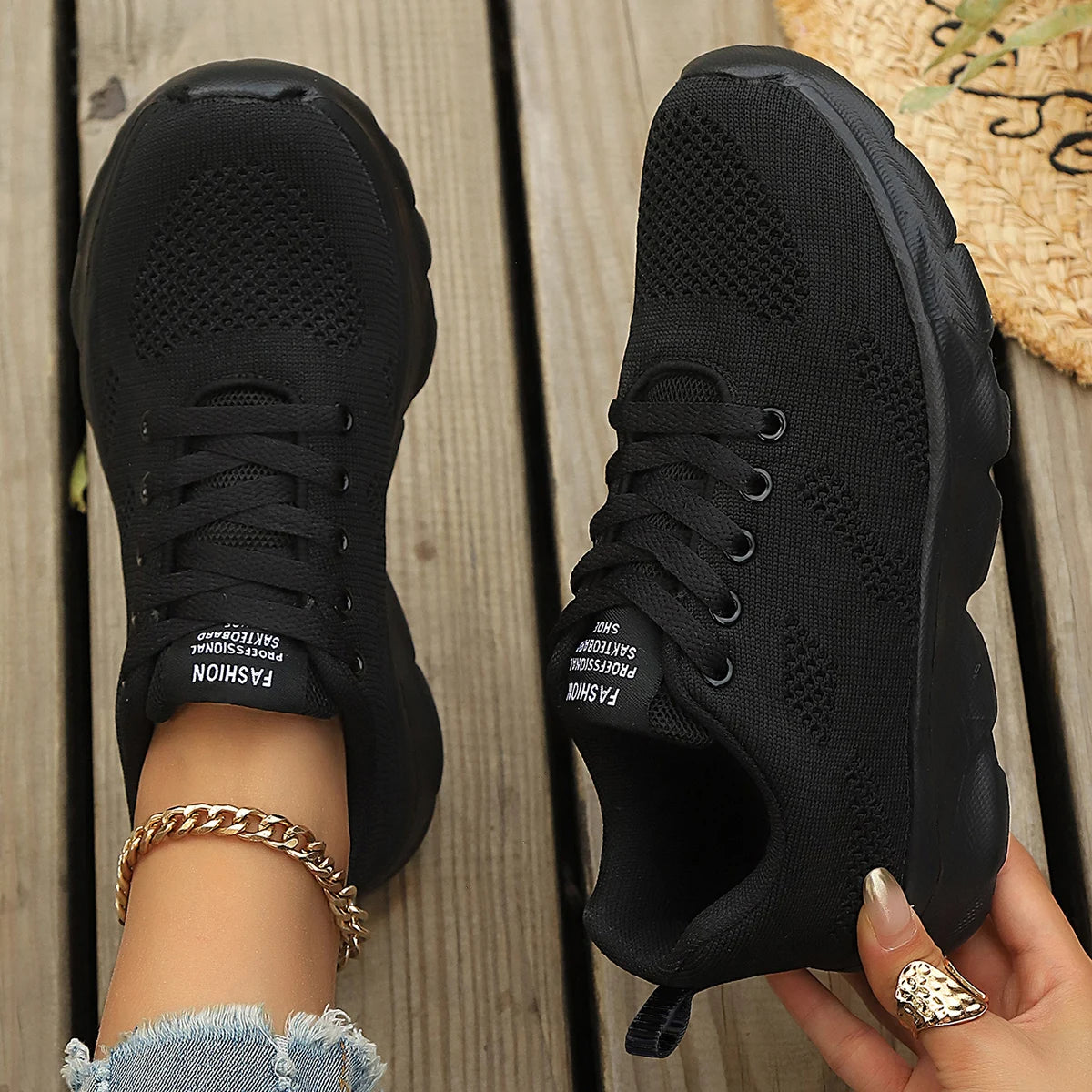 Zapatillas Deportivas de Mujer Plataforma Transpirable