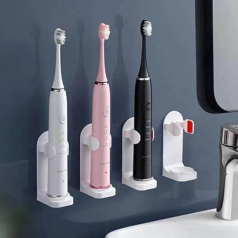 Portacepillos de Silicona Ajustable con Base Antideslizante para Pared