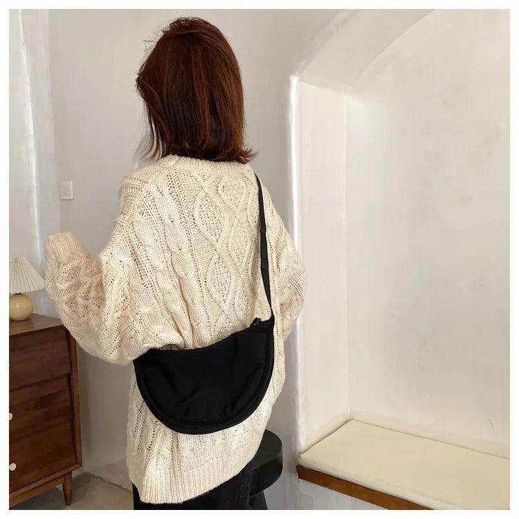 Bandolera de Nylon Grande para Mujer