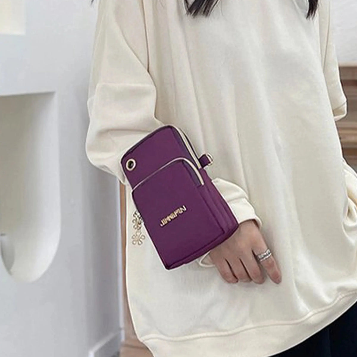 Bandolera Mini Crossbody para Celular con Bolsillo Monedero