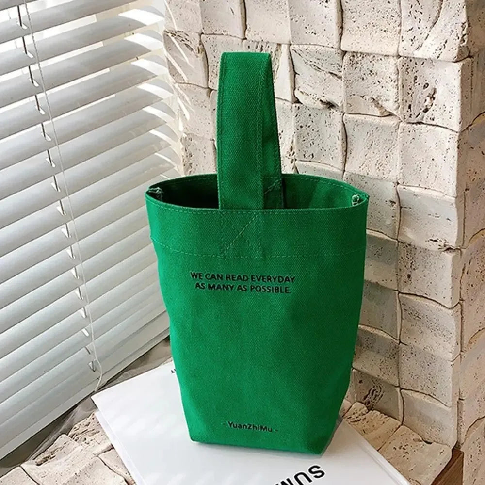 Bandolera de Lona Gran Capacidad con Diseño de Letras
