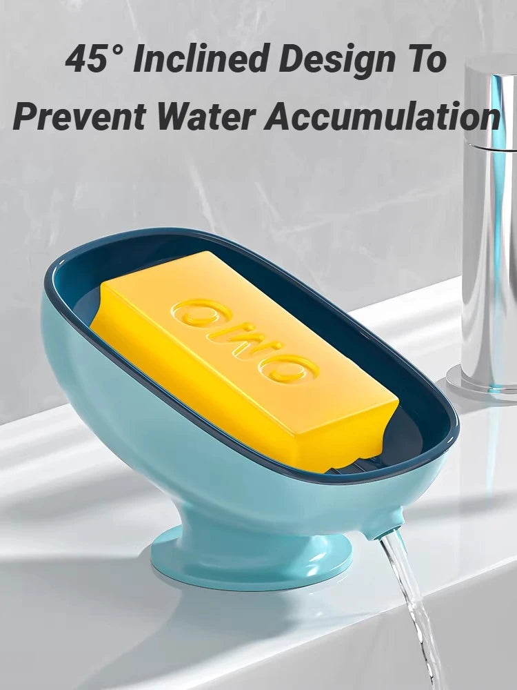 Jabonera Autodrenante con Ventosa para Baño y Cocina