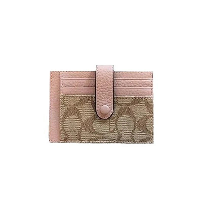 Tarjetero Mini de Mujer Monograma Ultra Fino con Aplique Tipo Sobre