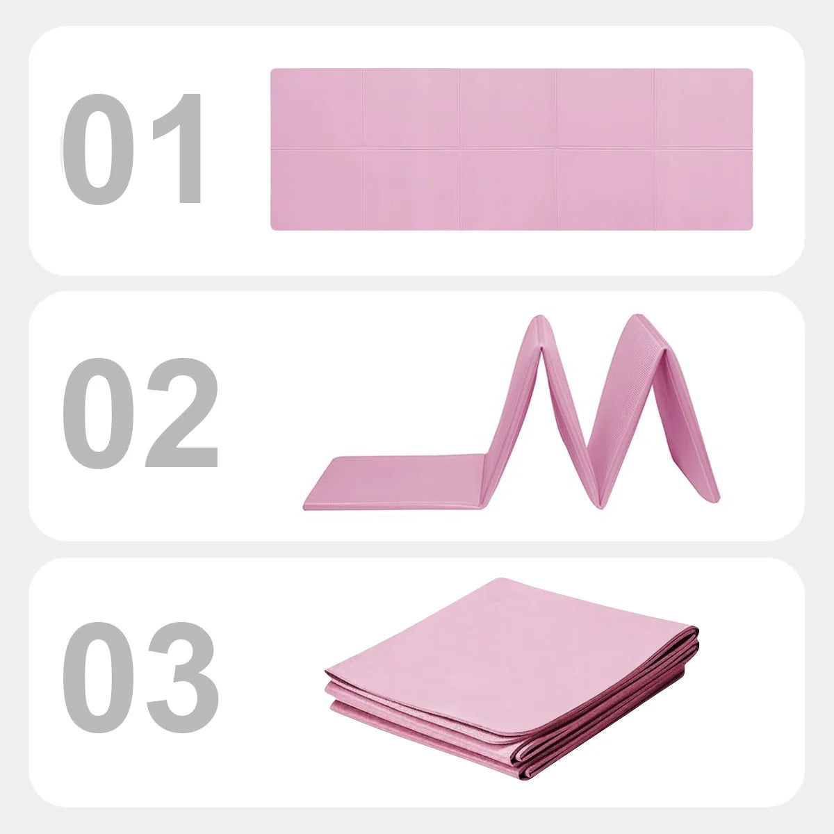 Mat de Yoga Antideslizante EVA 4mm para Fitness y Pilates