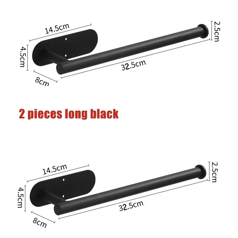 Portarrollos de Pared Autoadhesivo de Acero Inoxidable para Cocina y Baño