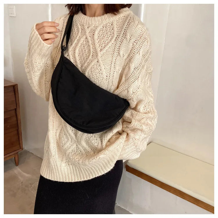 Bandolera de Nylon Grande para Mujer