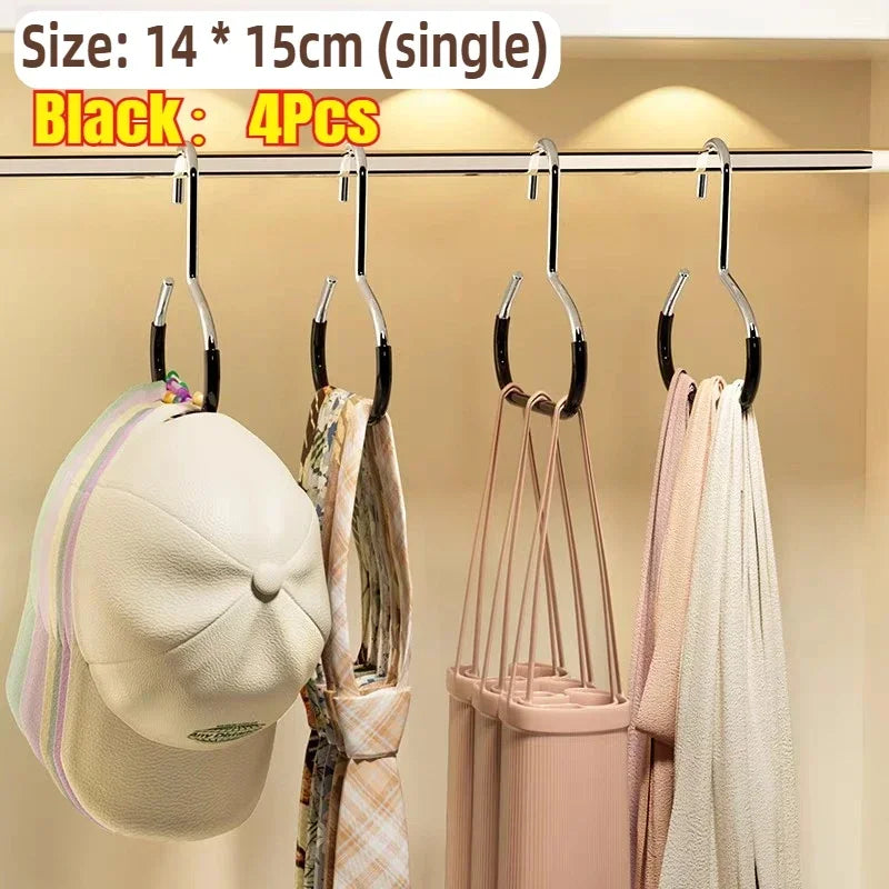Percha Circular Multifunción para Gorras, Bufandas y Corbatas