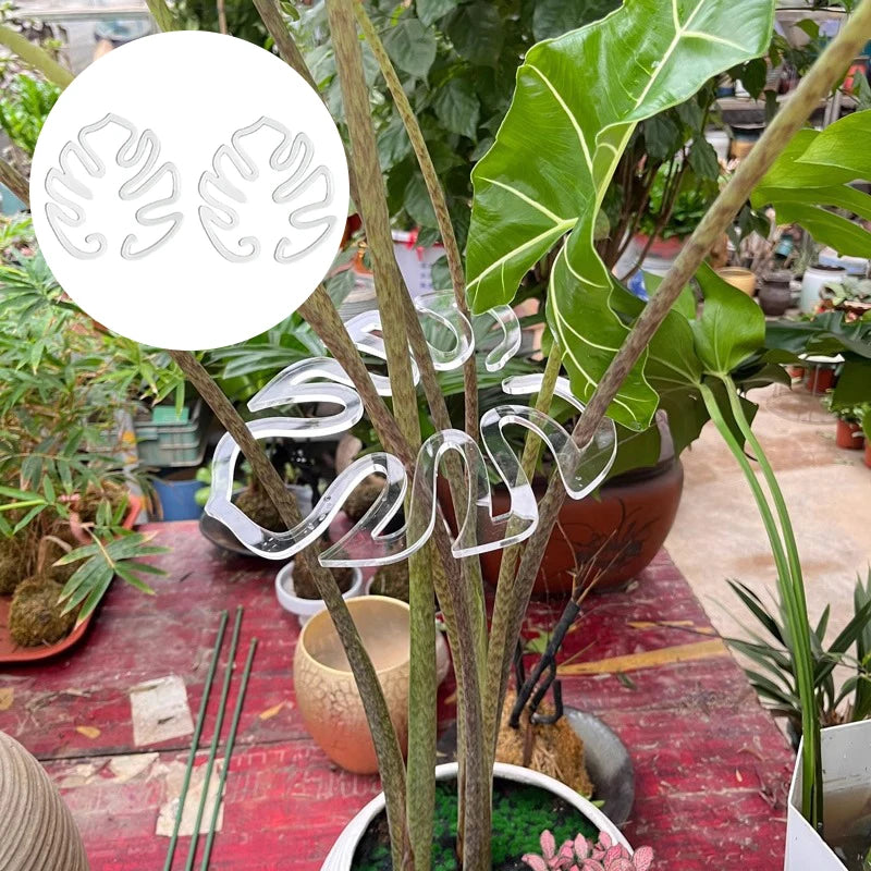 Soporte para Plantas Forma de Hoja Monstera