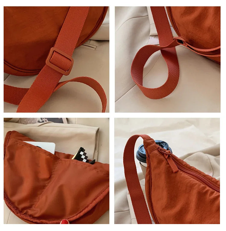 Bandolera de Nylon Grande para Mujer