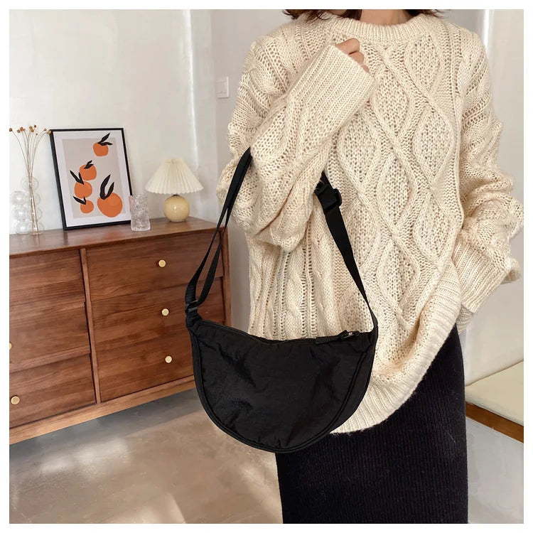 Bandolera de Nylon Grande para Mujer