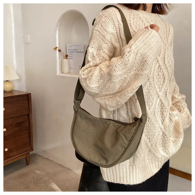 Bandolera de Nylon Grande para Mujer